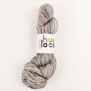 Hue Loco Phyllis Sock Yarn Merino Nylon Fingering Weight 463yds Pink Peppercorn